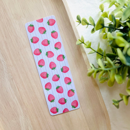 Strawberries | Double Sided Bookmark