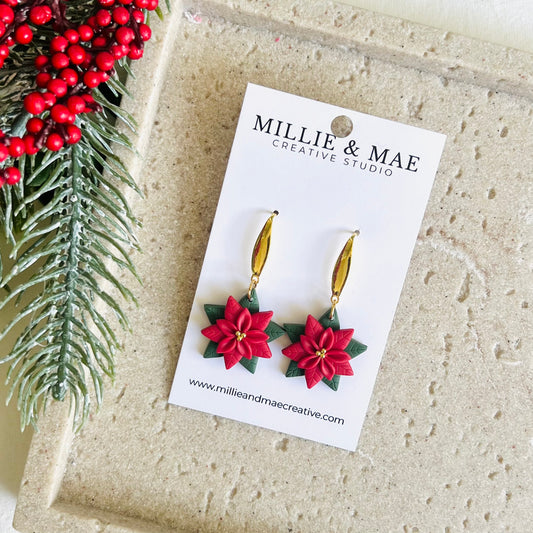 Poinsettia Dangle | Christmas Collection