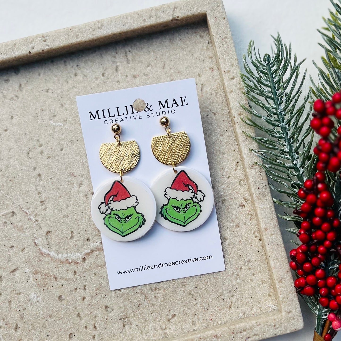 Grinch Dangle | Christmas Collection