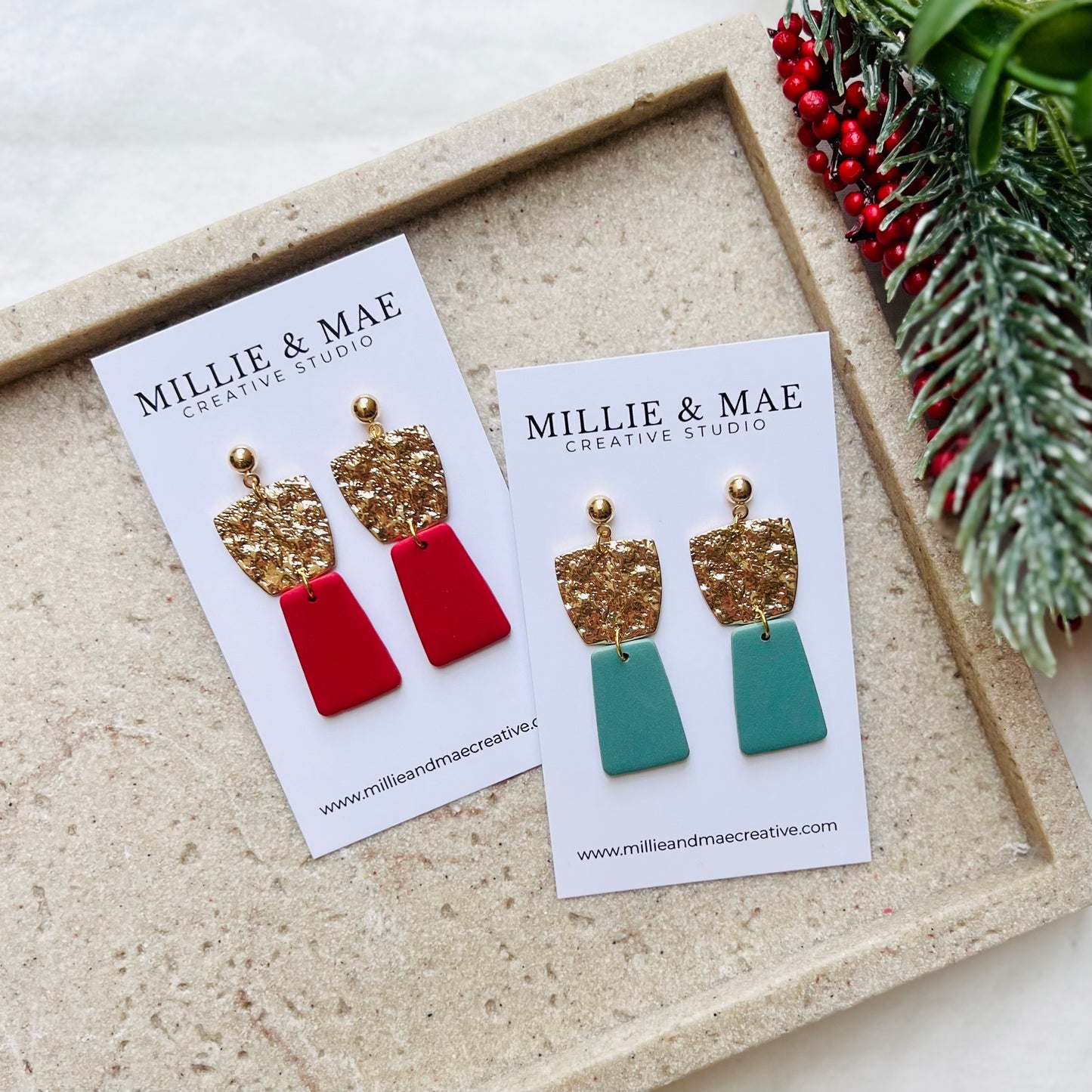 Gold Dangle | Christmas Collection