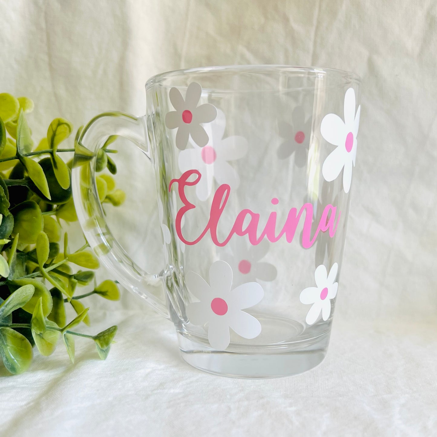 Daisies | Glass Mug