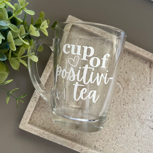 Positivi-tea | Glass Mug