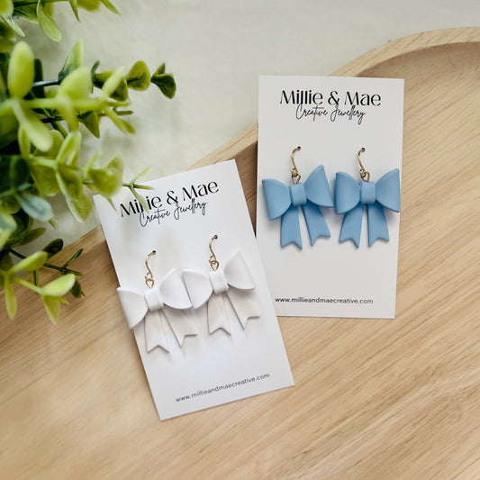 Bows | Polymer Clay Earrings