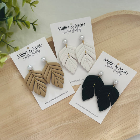 Leaf | Polymer Clay Earrings