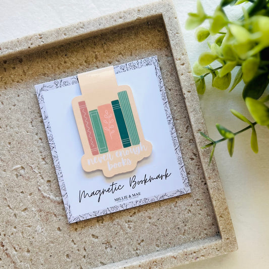 Never Enough Books | Magnetic Bookmark